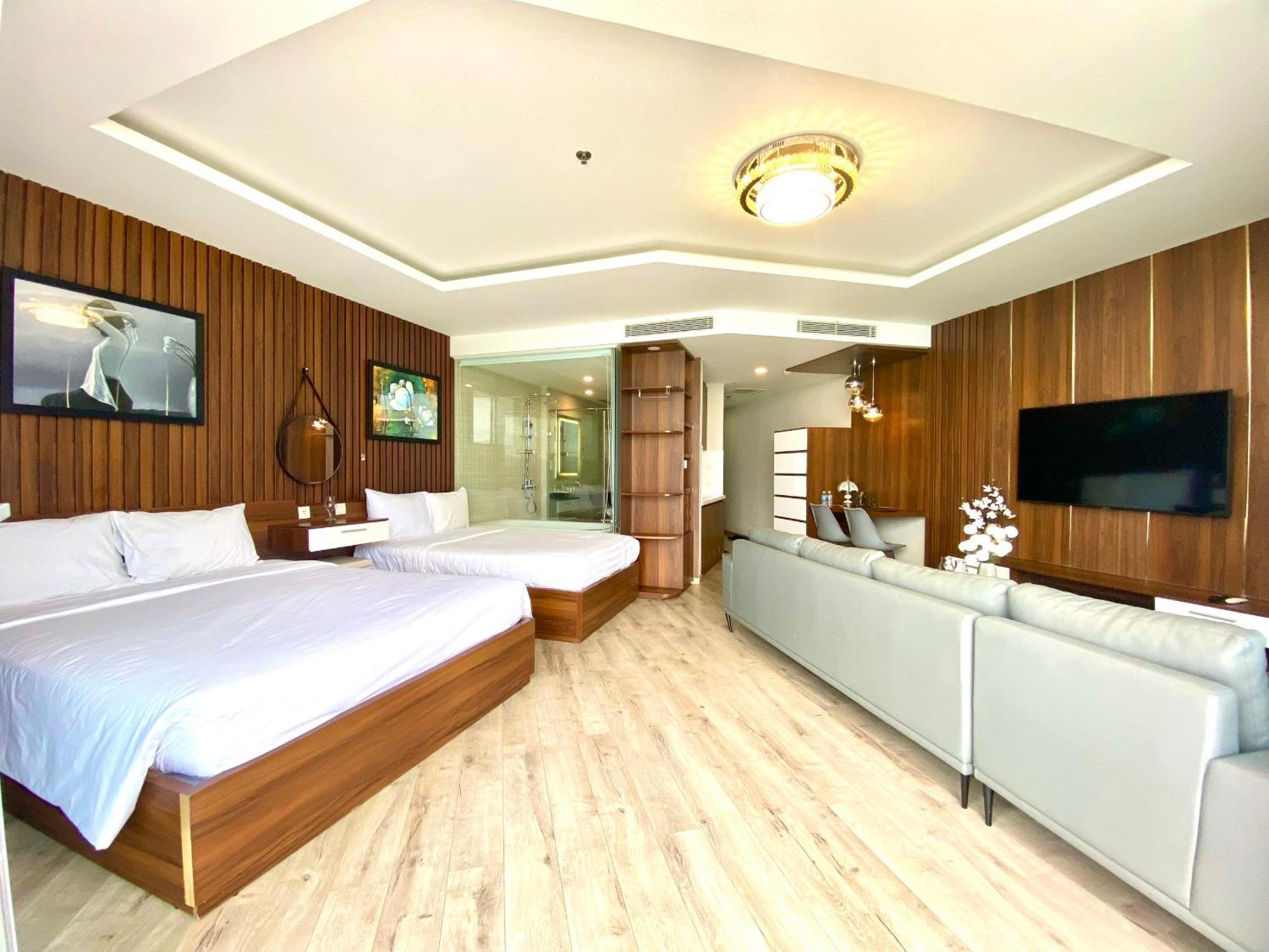 Panorama Ocean View Luxury Apartment 芽庄 外观 照片